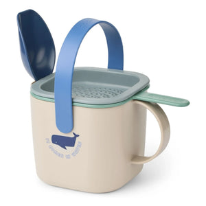 Liewood - Roald beach bucket and shovel | Shark/Dove blue
