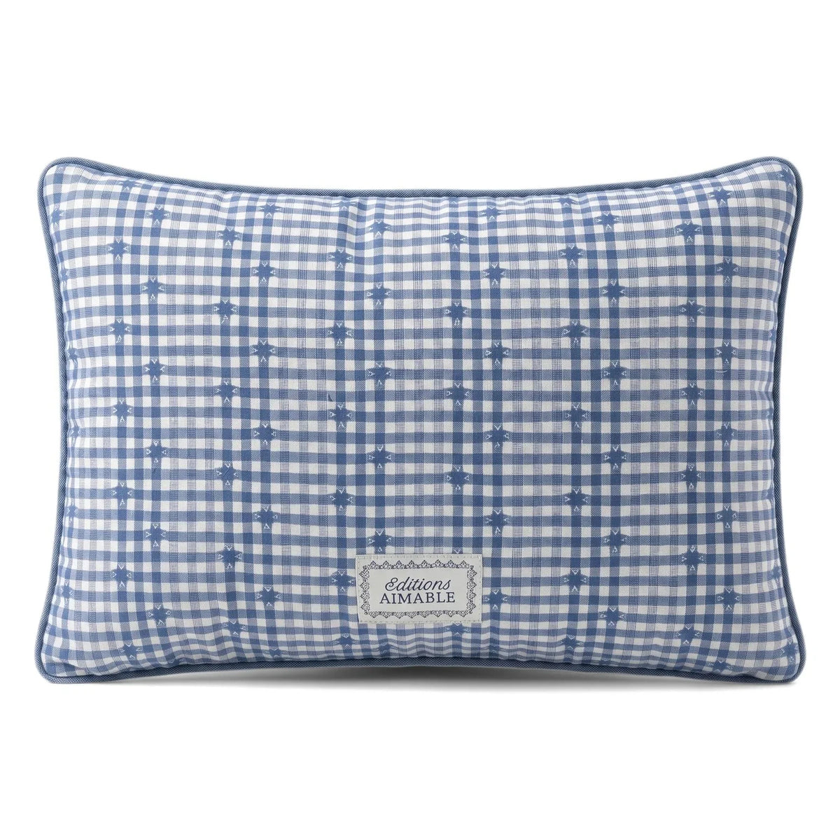 Editions Aimable - Camille Cowboy Kissen | Blaues Chambray