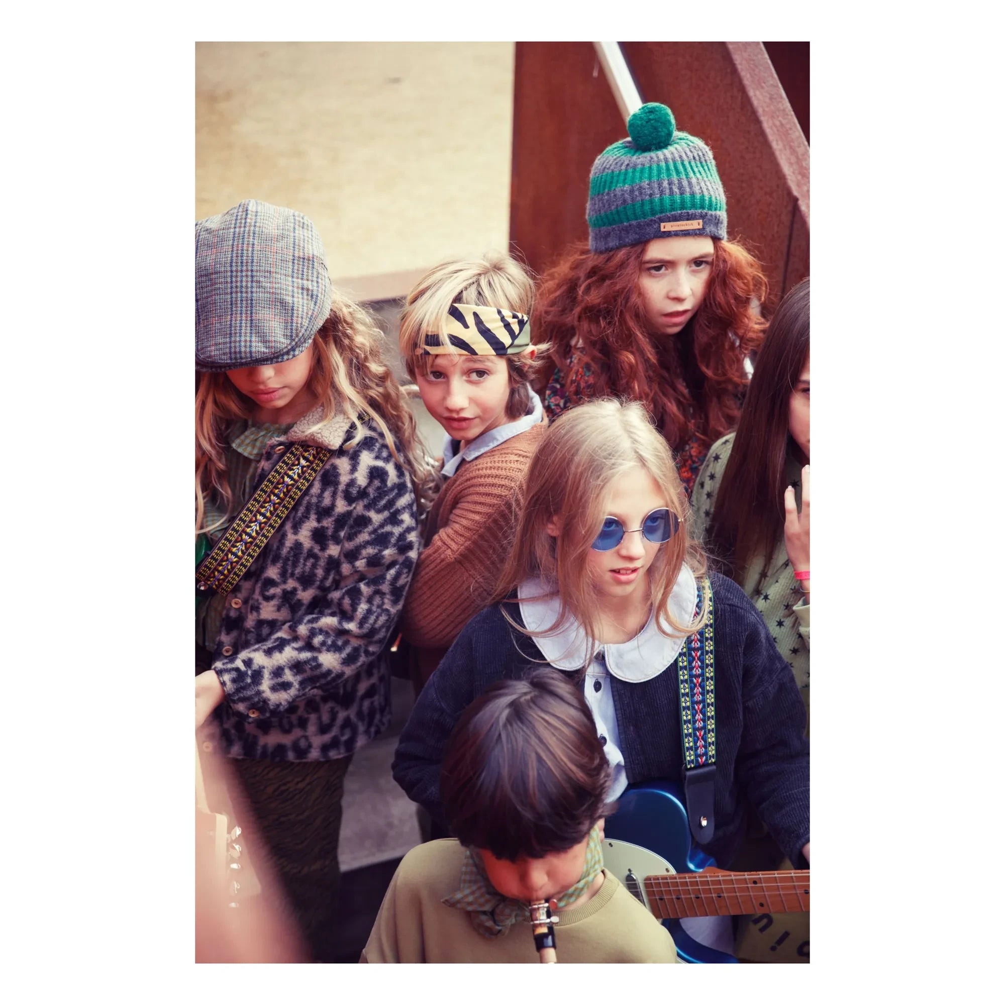 Piupiuchick - Leopard Shawl | Green
