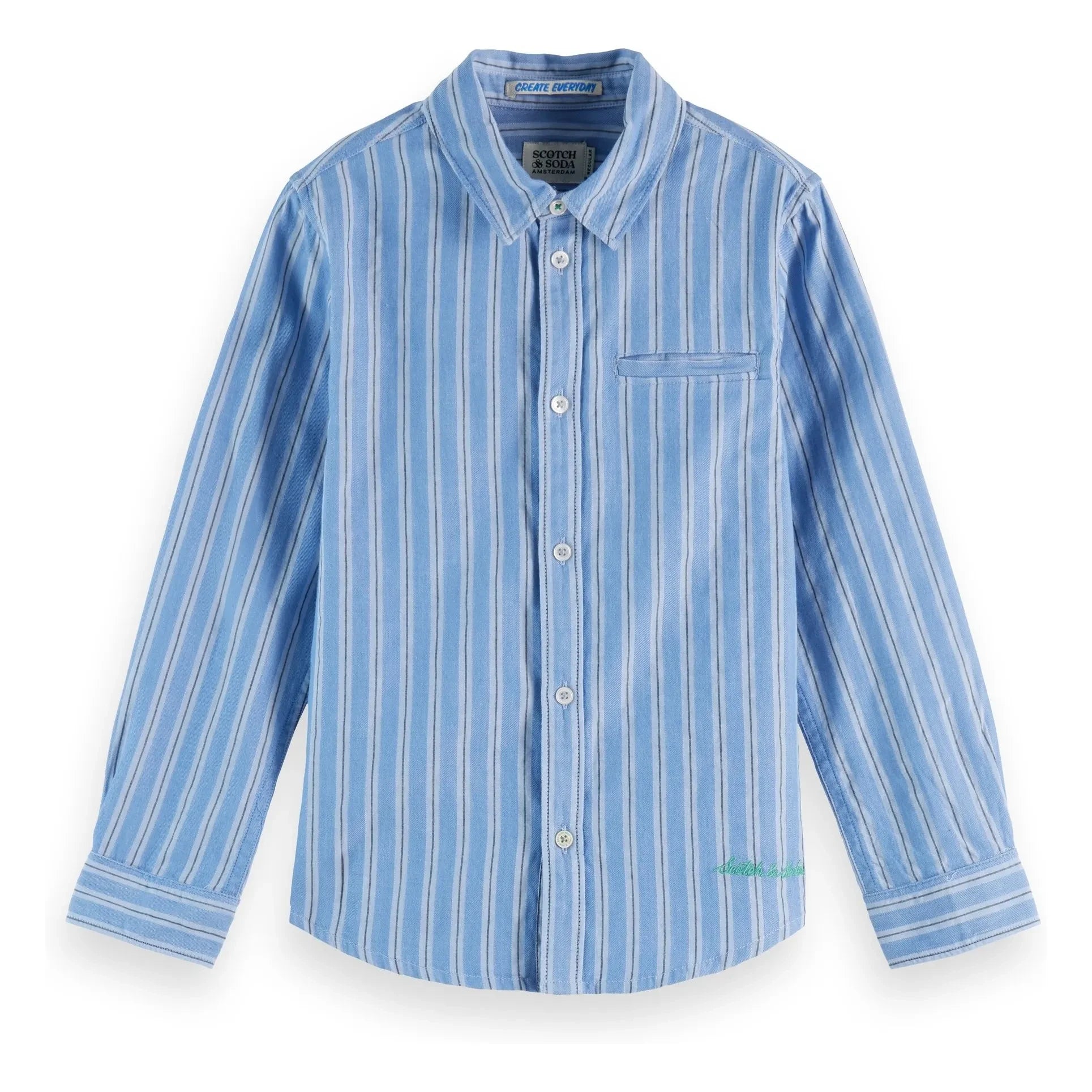 Scotch & Soda - Çizgili Gömlek | Mavi