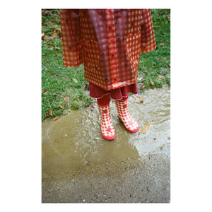 Flöss - Misty Strawberries Rain Boots | Red