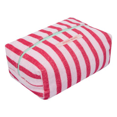Jera Mini - Striped Towel Cosmetic Bag | Pink