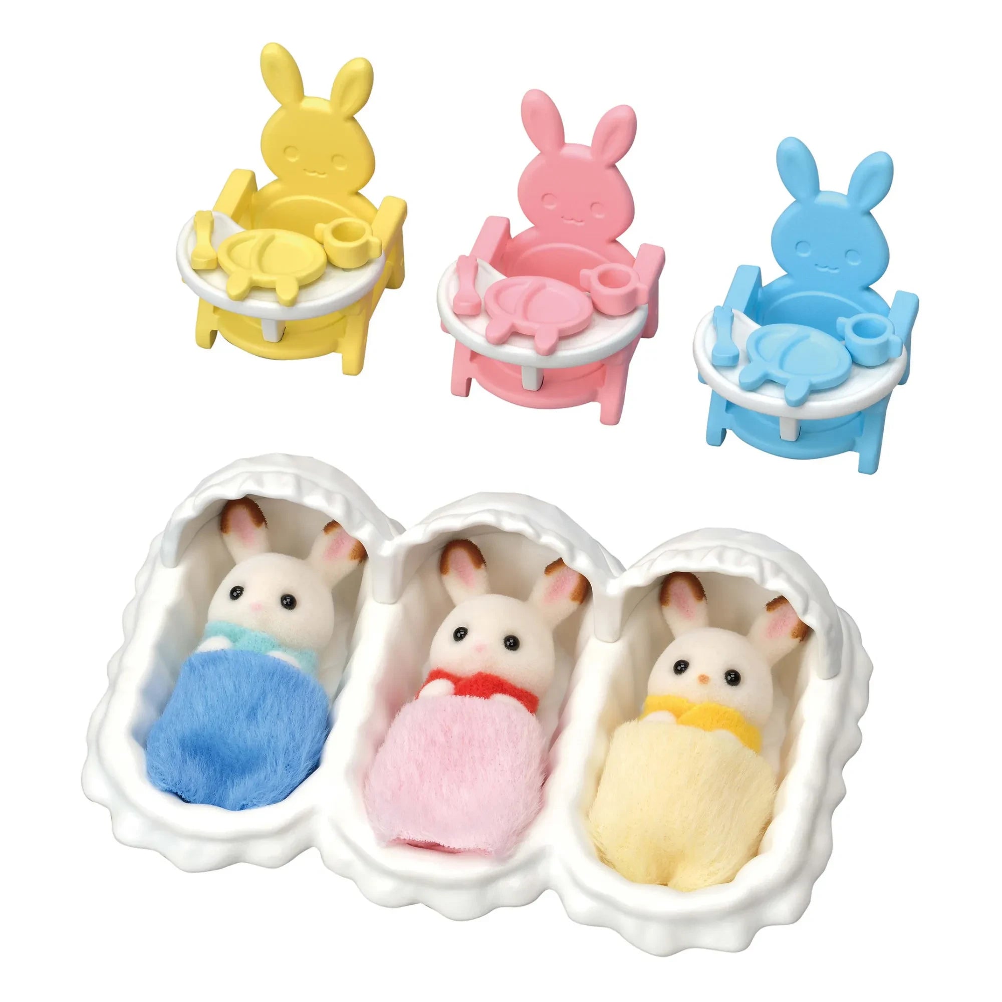 Sylvanian Families - Bunny Triplets Care Set