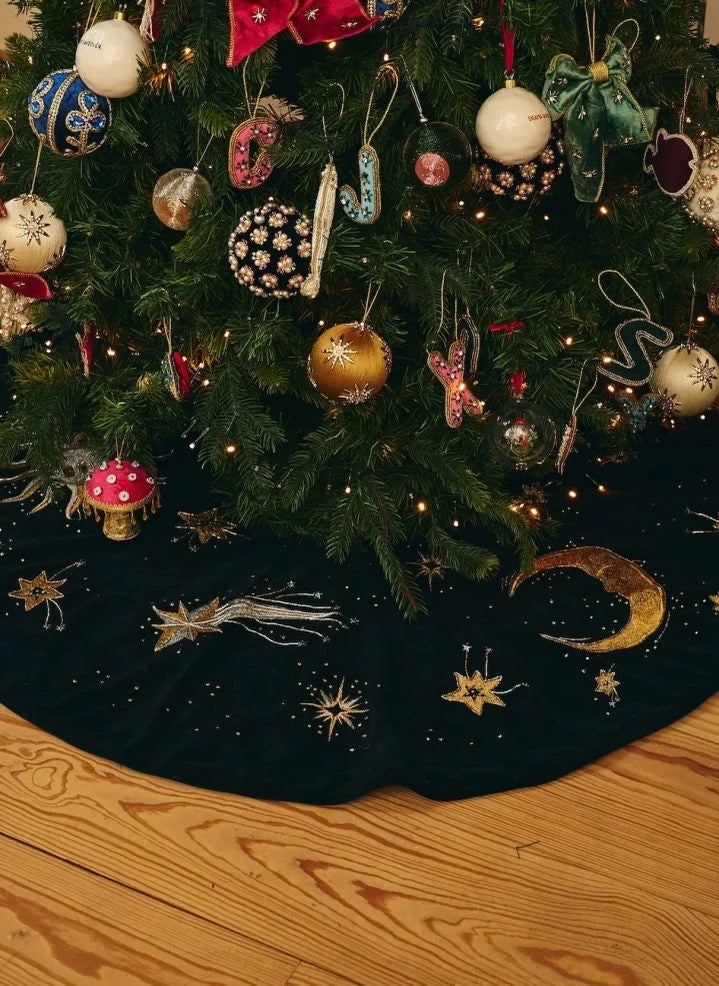 Anna + Nina - Funda de Base de Árbol de Navidad Göksel | Negro