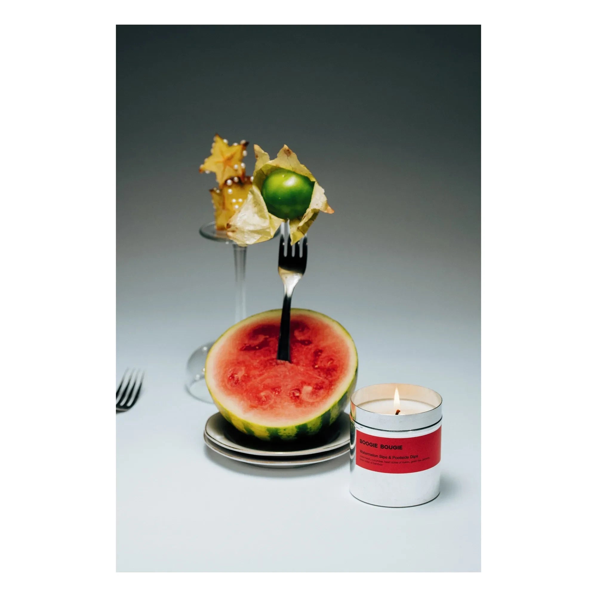 Boogie Bougie - Watermelon Flavors and Poolside Snacks Candle