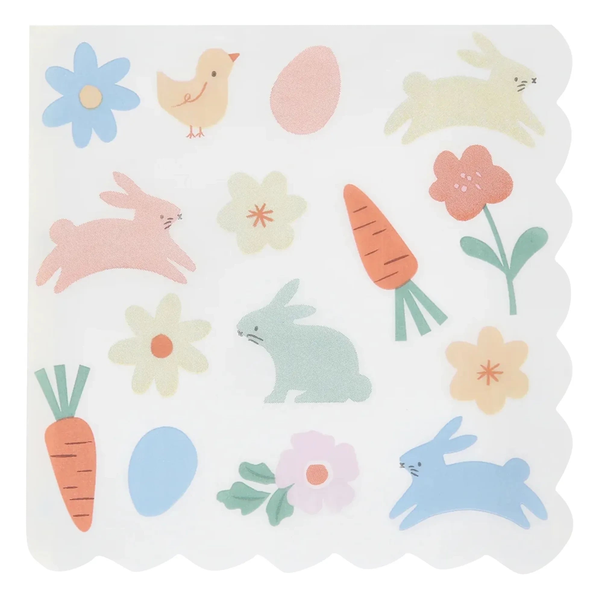 Meri Meri - Easter paper napkins - Set of 16 | Ecru