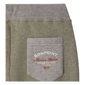 Bonpoint - Marcio Organik Pamuklu Chiné Jogger | Haki