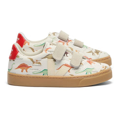 Veja - Veja x Museum Small Esplar Dinosaurs Deri Çizgili Sneakers | Beyaz