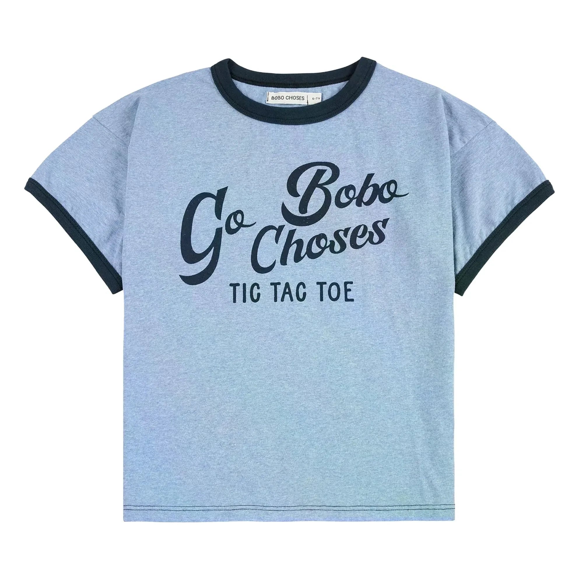 Bobo Choses - Bobo Choses Organik Pamuklu Tişört | Açık Mavi