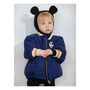 Mini Rodini - Gesteppte Pufferjacke aus recycelten Fasern | Dunkelblau