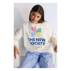 the new society - Sweat Logo Mykonos Bebek | Ekru