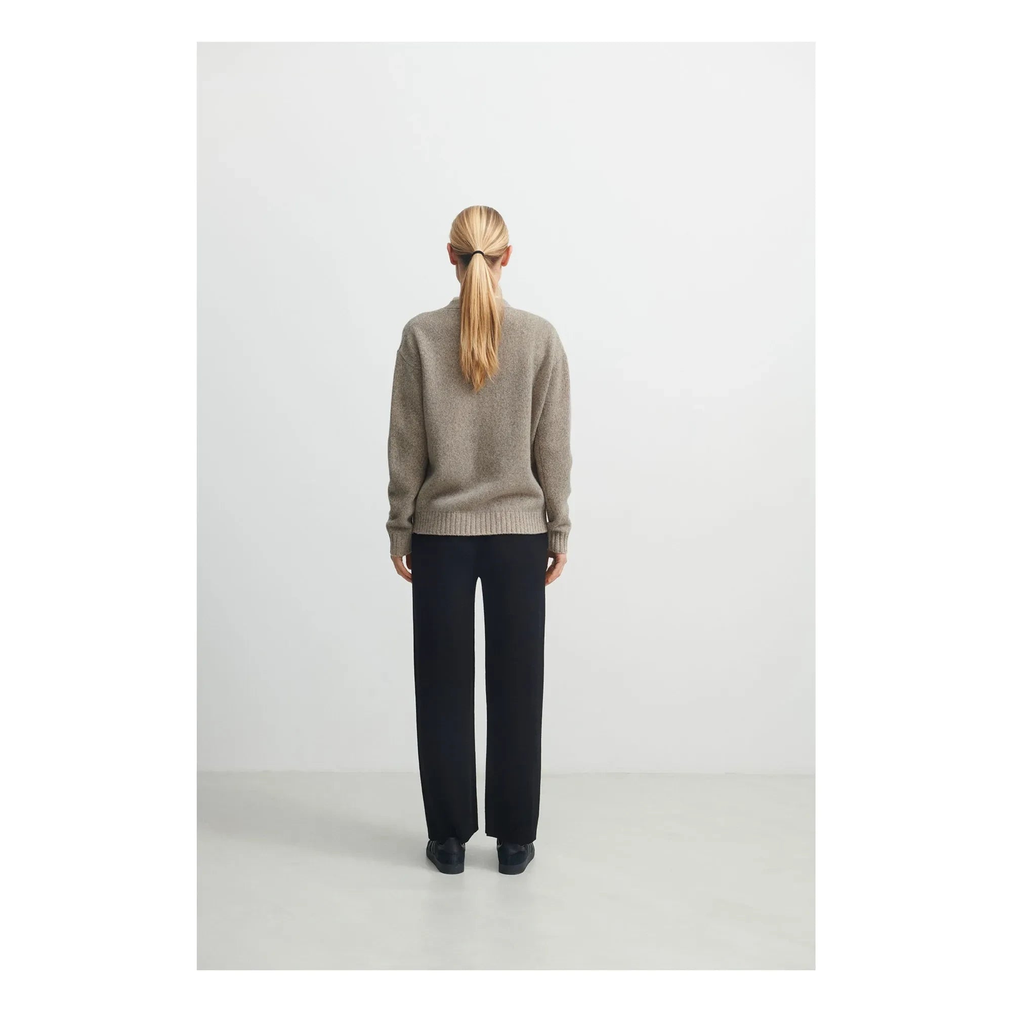 FUB - Kadın Koleksiyonu Lambswool Hırka | Heather bej