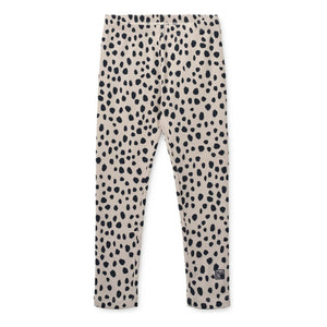 Liewood – Marien Leggings aus Bio-Baumwollripp mit Leopardenmuster | Braun