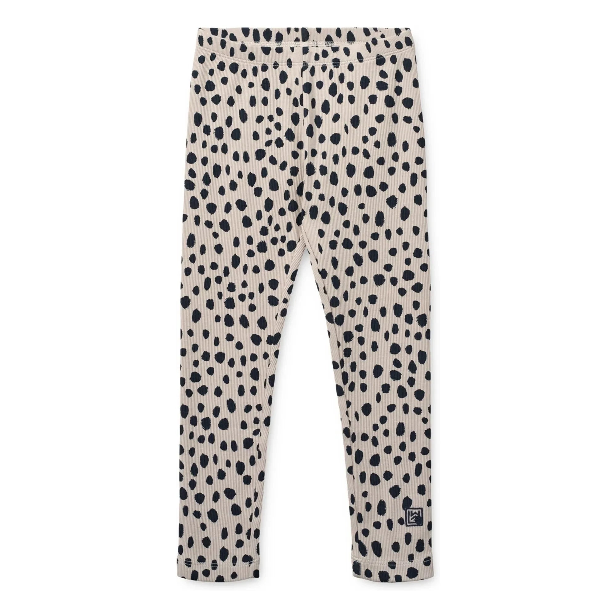 Liewood – Marien Leggings aus Bio-Baumwollripp mit Leopardenmuster | Braun