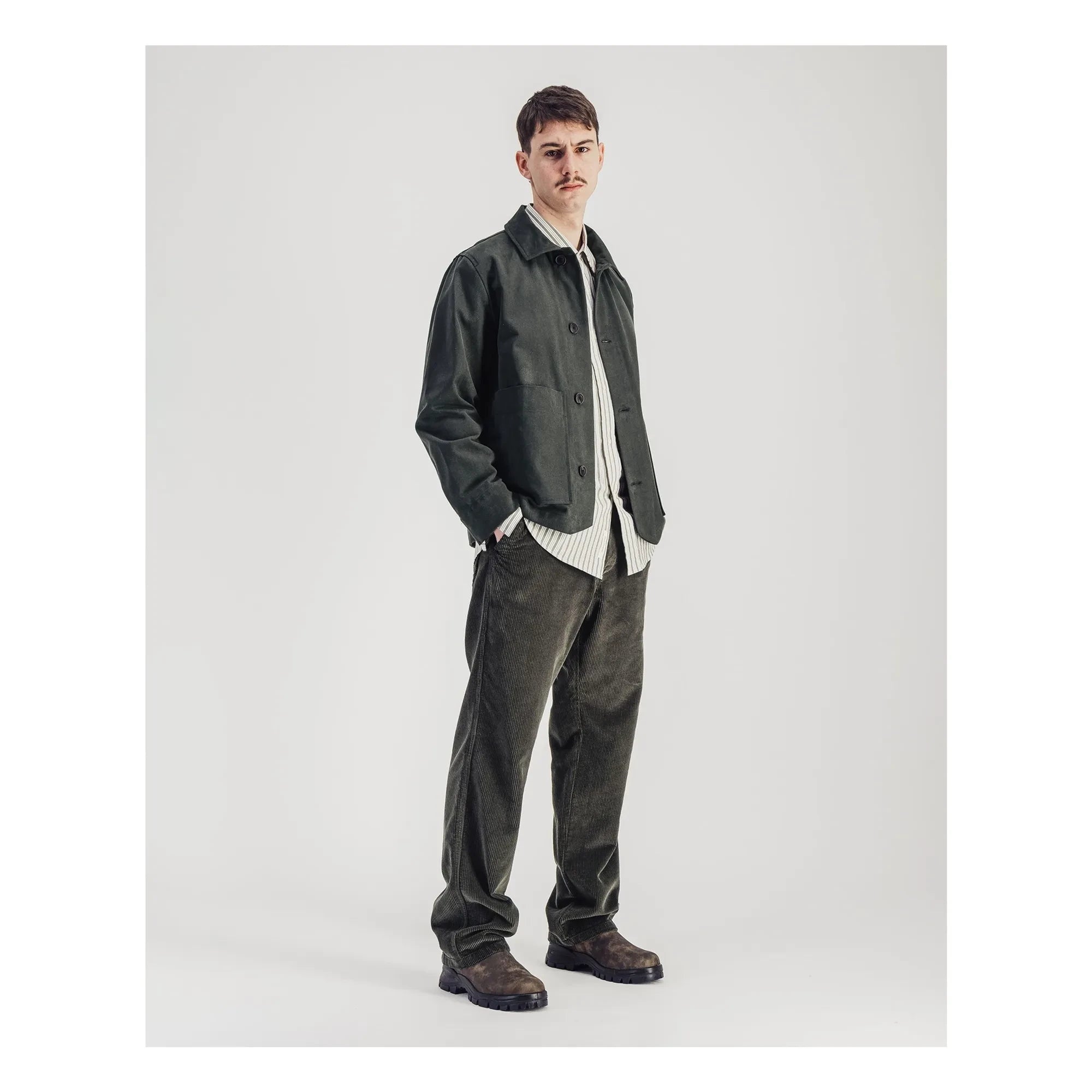 Parages – Dubliner Twill Jacke | Khaki
