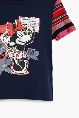 Desigual x Disney Çocuk Pamuklu Tişört