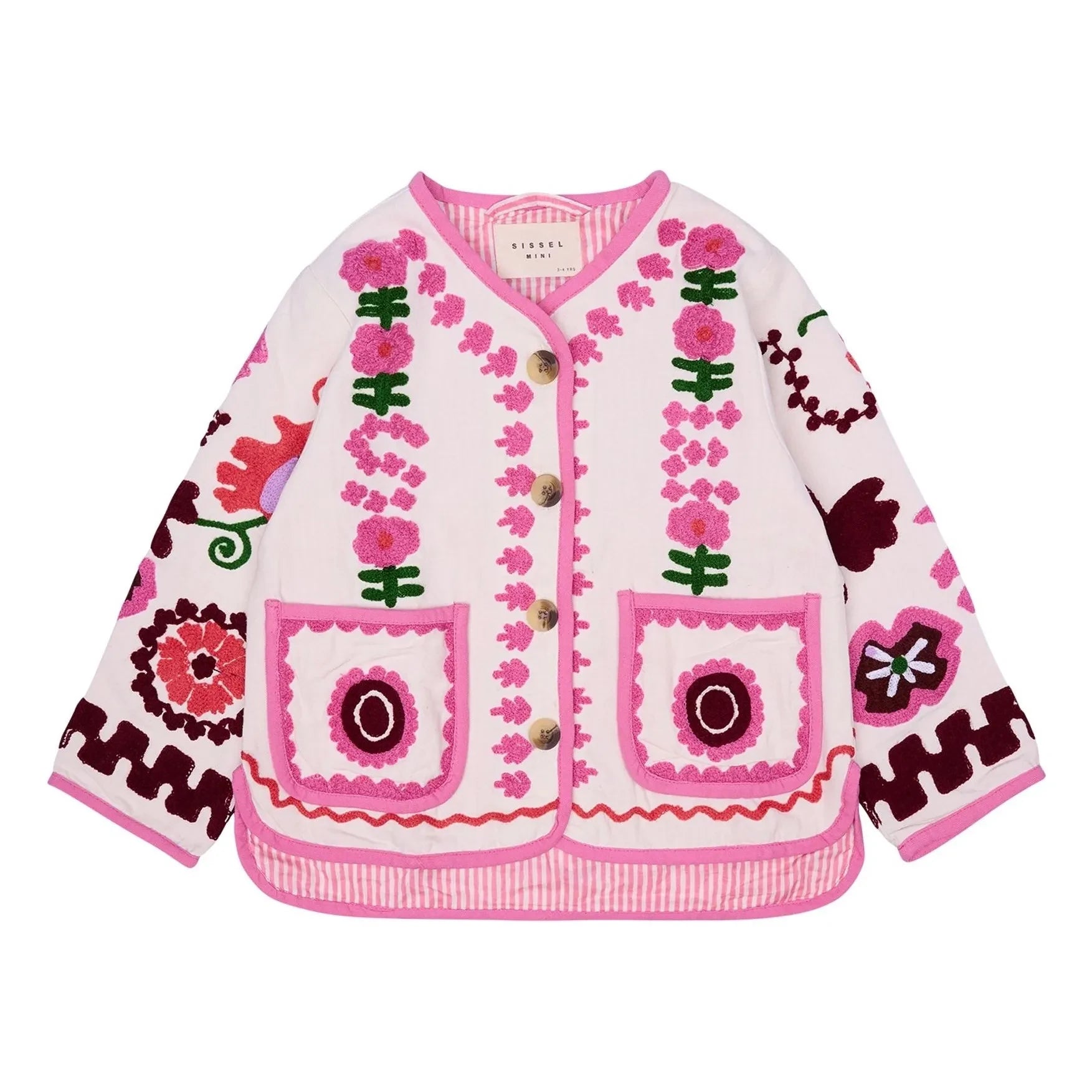 SISSEL EDELBO - Maggie Embroidered Jacket - Children's Collection | Ecru