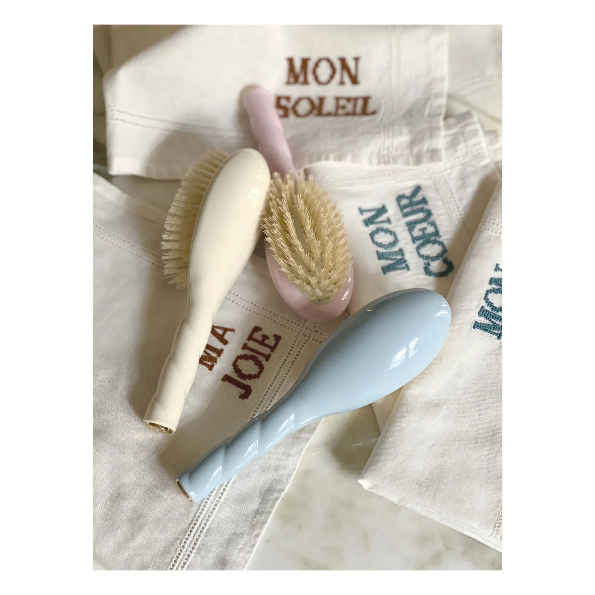 La Bonne Brosse - Ma Première Brosse 0-6 Yaş Saç Fırçası N°06 | Pembe