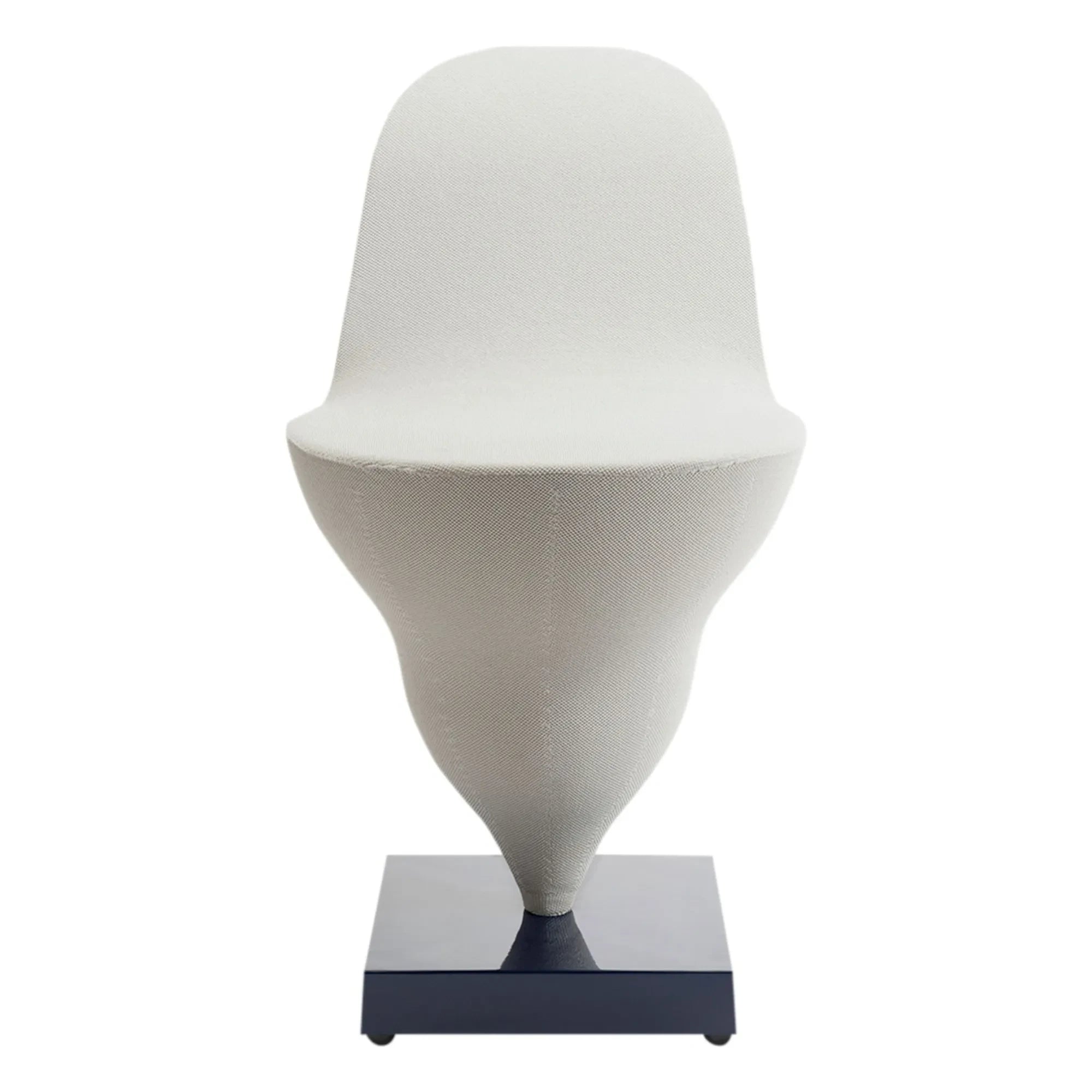 Moustache - Navy blue footed Gelato chair - Jean-Baptiste Fastrez | Ecru