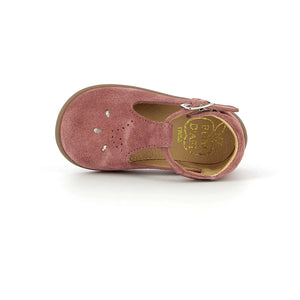 Pom d'Api - Salomé Samt-Sandalen | Rosa