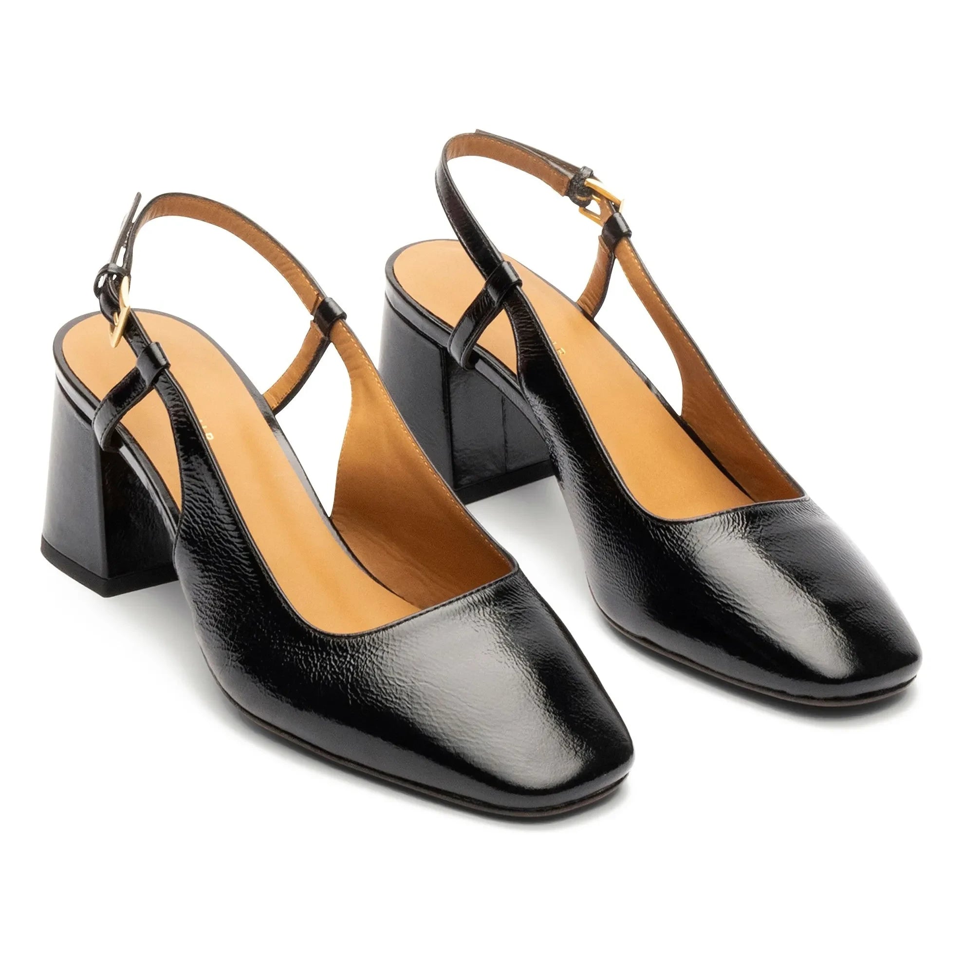 Rivecour - Offener Rücken Schuh Nr. 617 | Schwarz