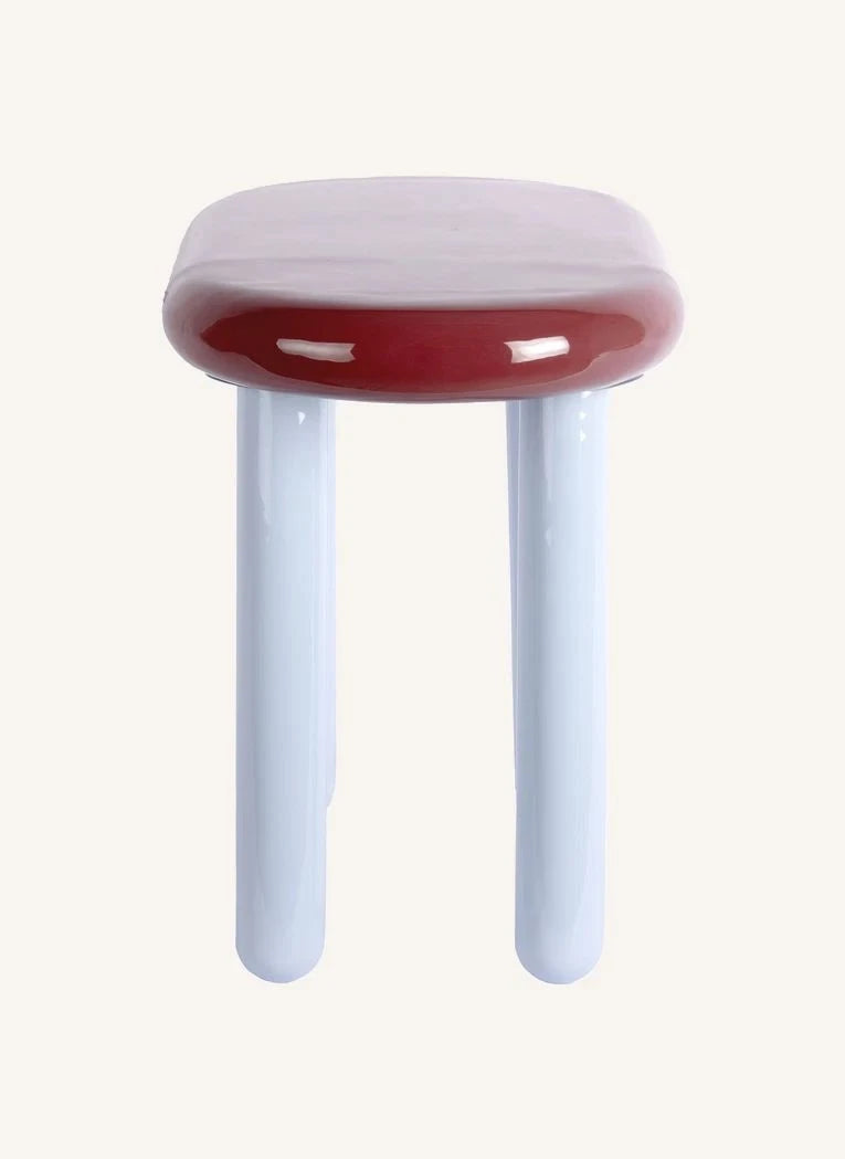 Present Time - Firenze Metal Side Table | Burgundy