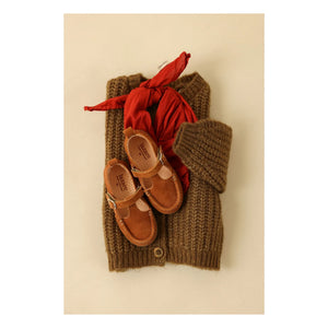 Lazare - Babies Olive Wildleder | Camel