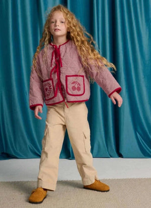 Gingersnaps - Lavinia Checked Jacket | Red