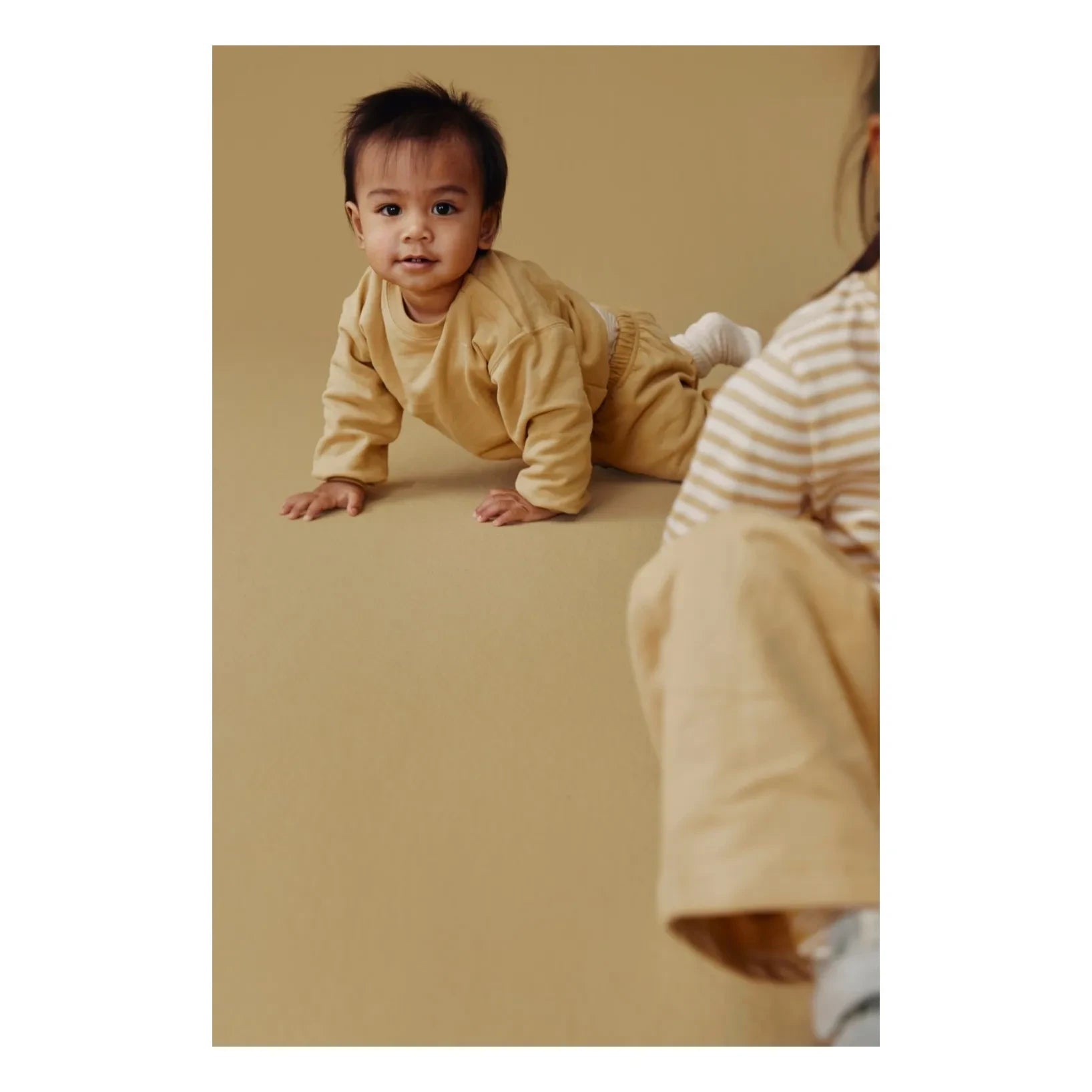 Gray Label - Mini organik pamuklu sweatshirt | Hardal