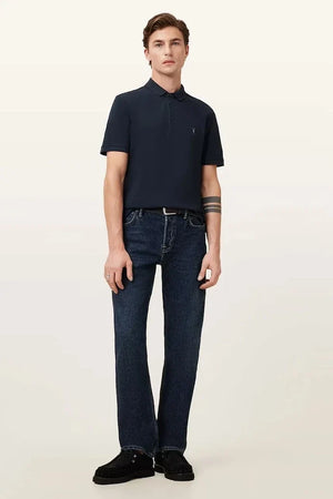 AllSaints erkek pamuklu yakalı tişört