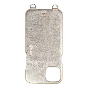 Louvini - Lou Metallic Leather iPhone Hülle | Gold