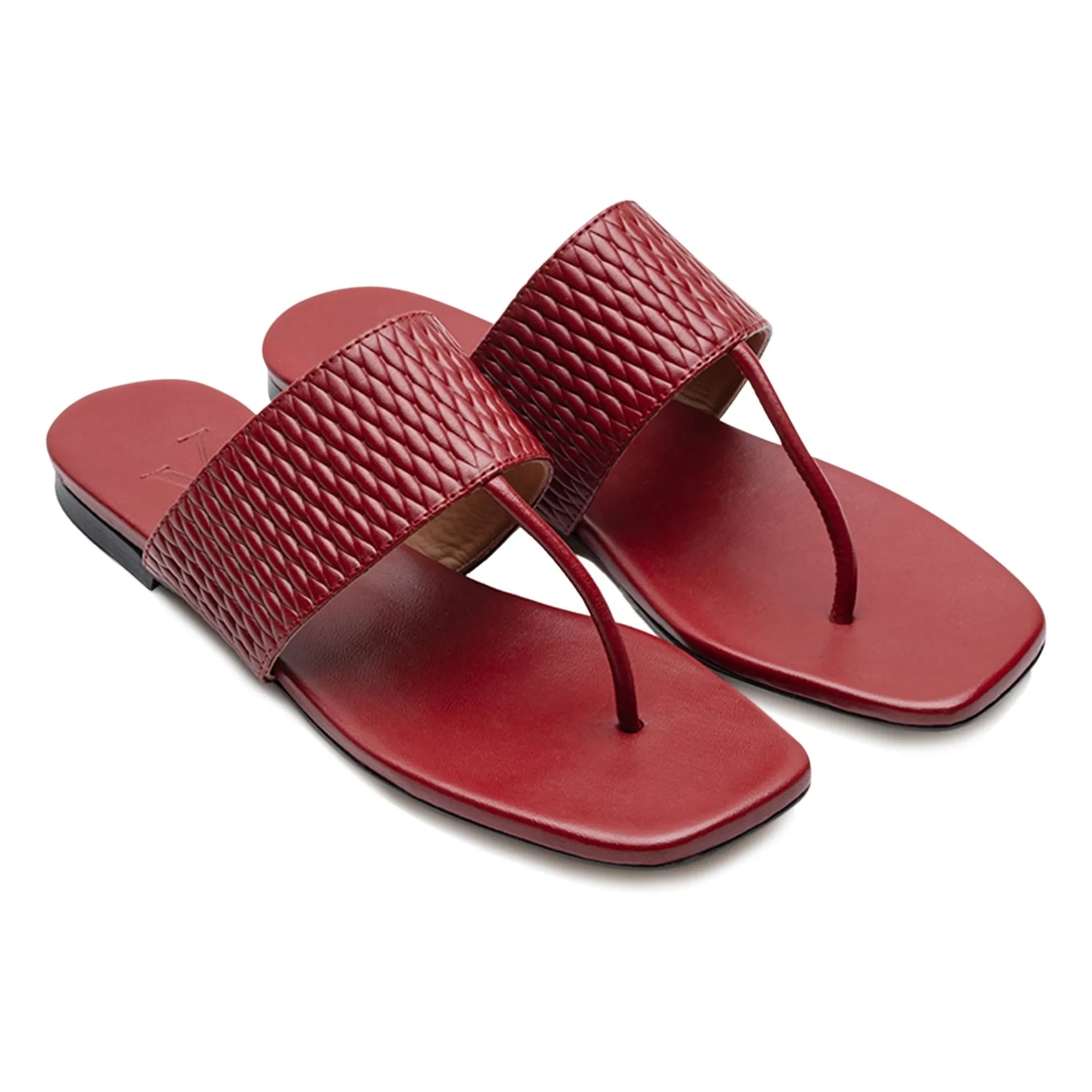 Lachoix - Margot Ledersandalen | Rot