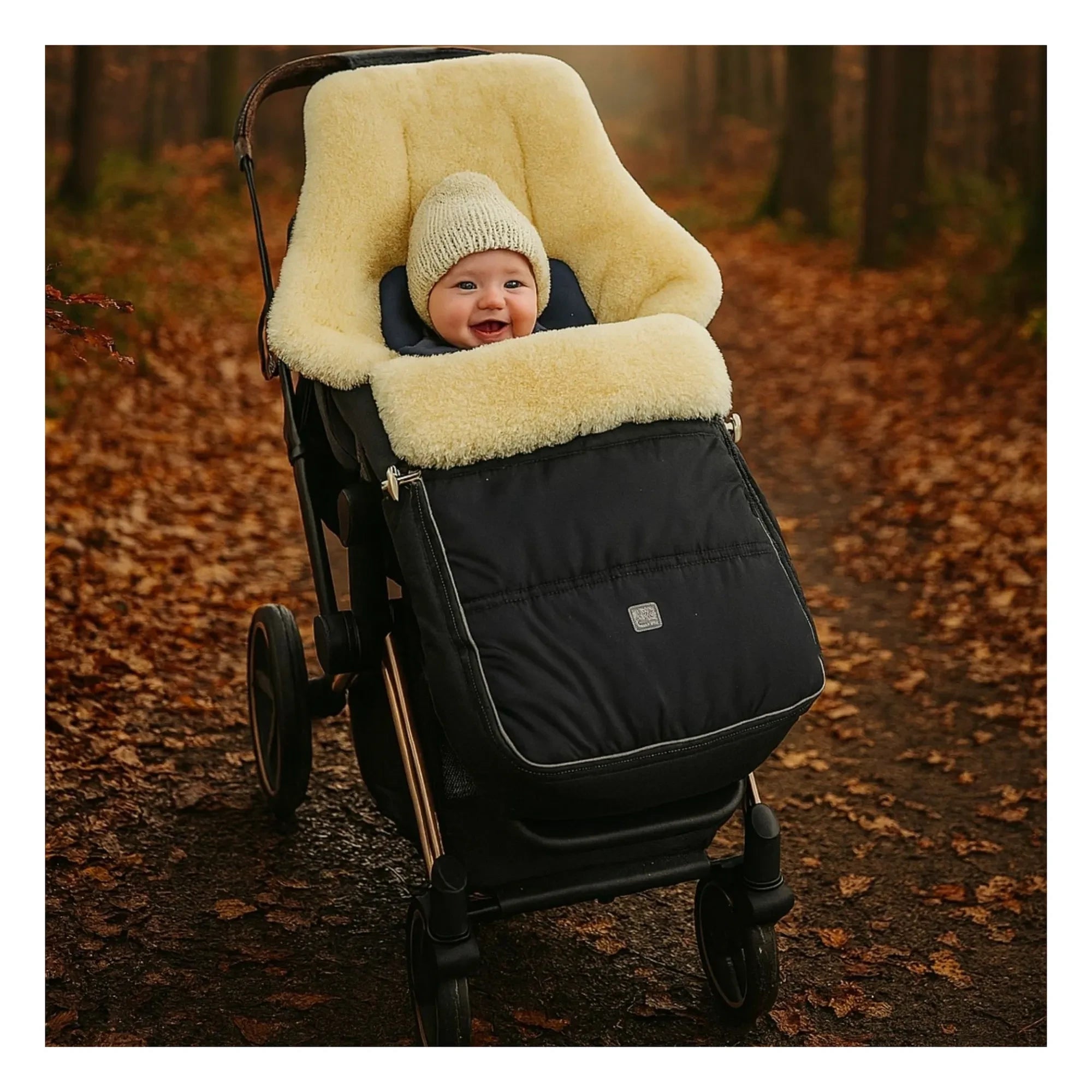 Kaiser - Dublas 2.0 universal kuzu derisi footmuff | Siyah