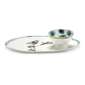 Serax - Platin oval Camelia, Serax for Marni | Aubergine