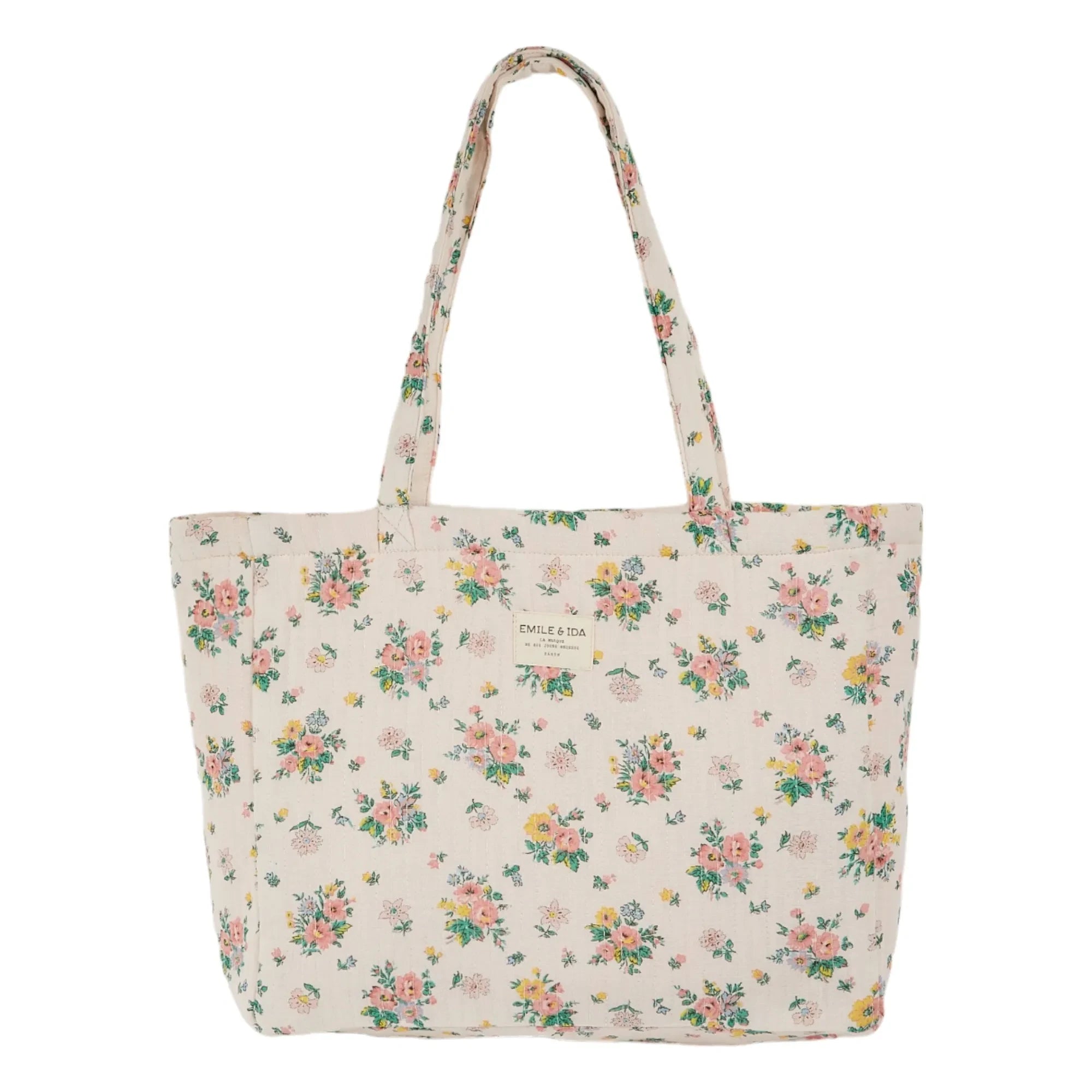 Emile et Ida - Çift taraflı tote çanta | Toz Pembe