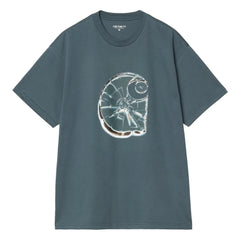 Carhartt WIP - Shattered Tişört | Gri mavi