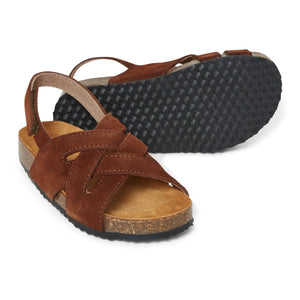 Pèpè – Wildledergeflechtsandalen – Two Con Me | Braun