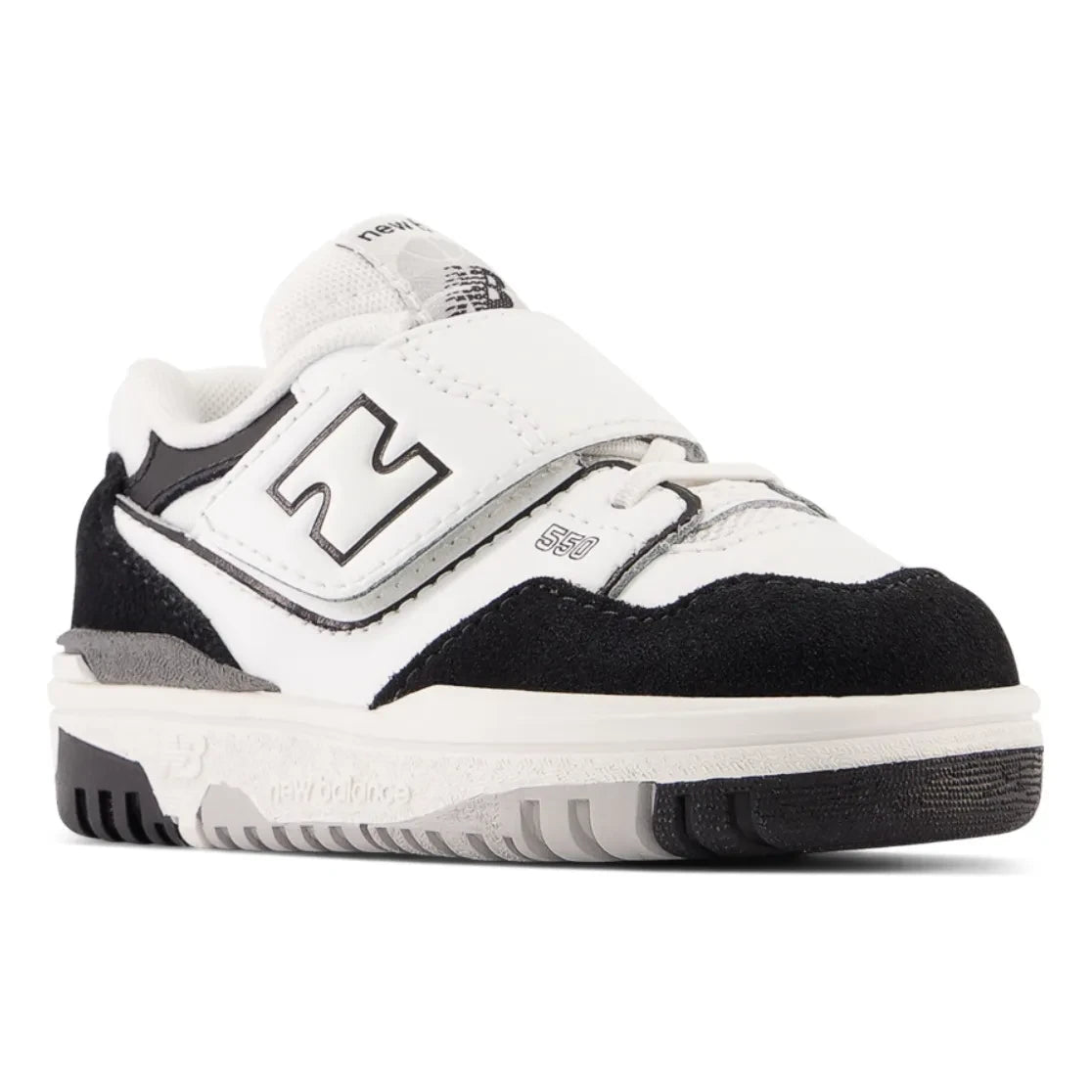 New Balance - Klasik Bağcıklı ve Cırt Cırtlı 550 Sneakers | Siyah