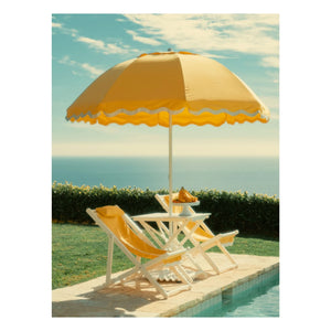 Business & Pleasure Co. - Beach Club Wellenschirm | Gelb