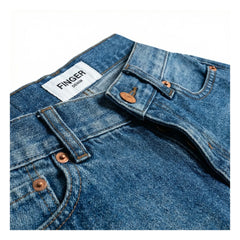 Finger in the nose - Denim Eva şort | Denim mavi