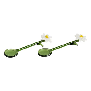 &Klevering - Spoons Flora - Set of 2 | White
