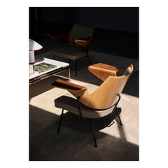 & Tradition - RD8 lounge chair, Robin Day | Koyu gri