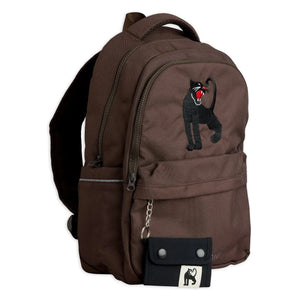 Mini Rodini - Panther Recycled Fibre Backpack | Brown