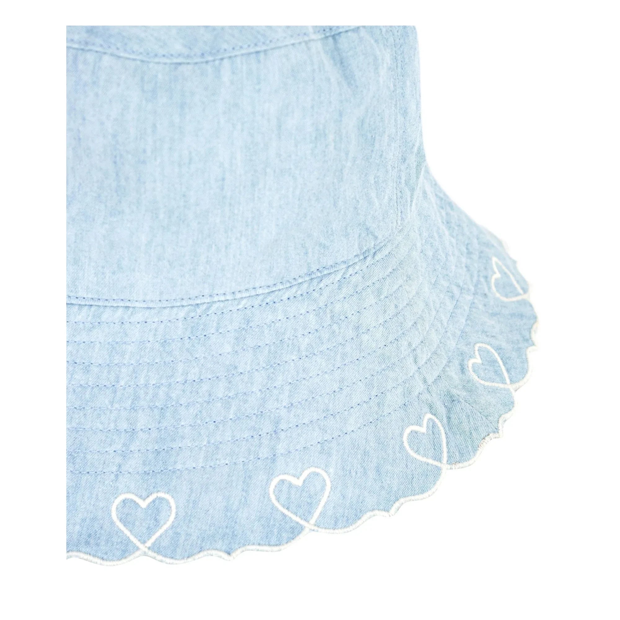 Petit Bateau - Sonnenhut Chambray | Hellblau