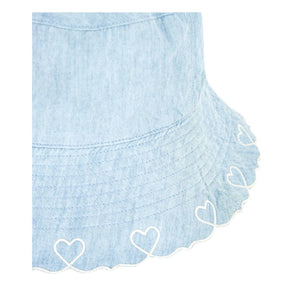 Petit Bateau - Sonnenhut Chambray | Hellblau