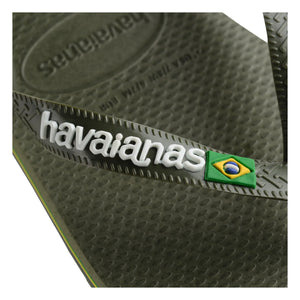 Havaianas - Brezilya Logolu Parmak Arası Terlik | Yeşil