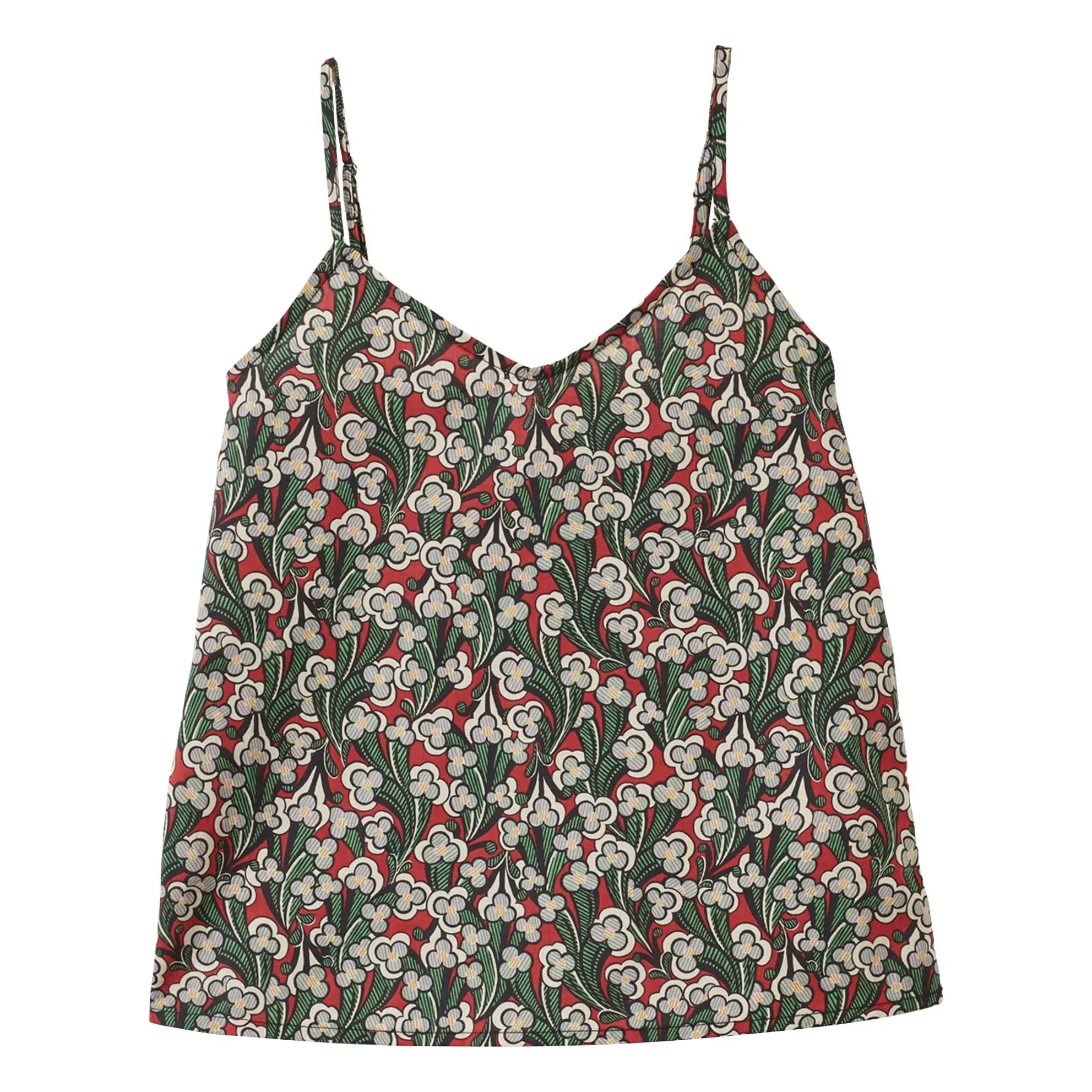 Caramel - Camilla Liberty Top | Red