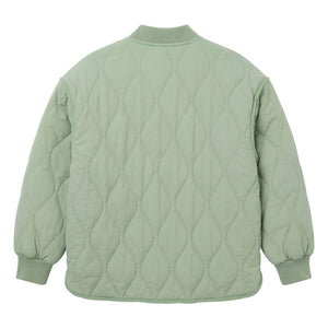Hundred Pieces - Buruşuk Kapitone Bomber Ceket | Sage