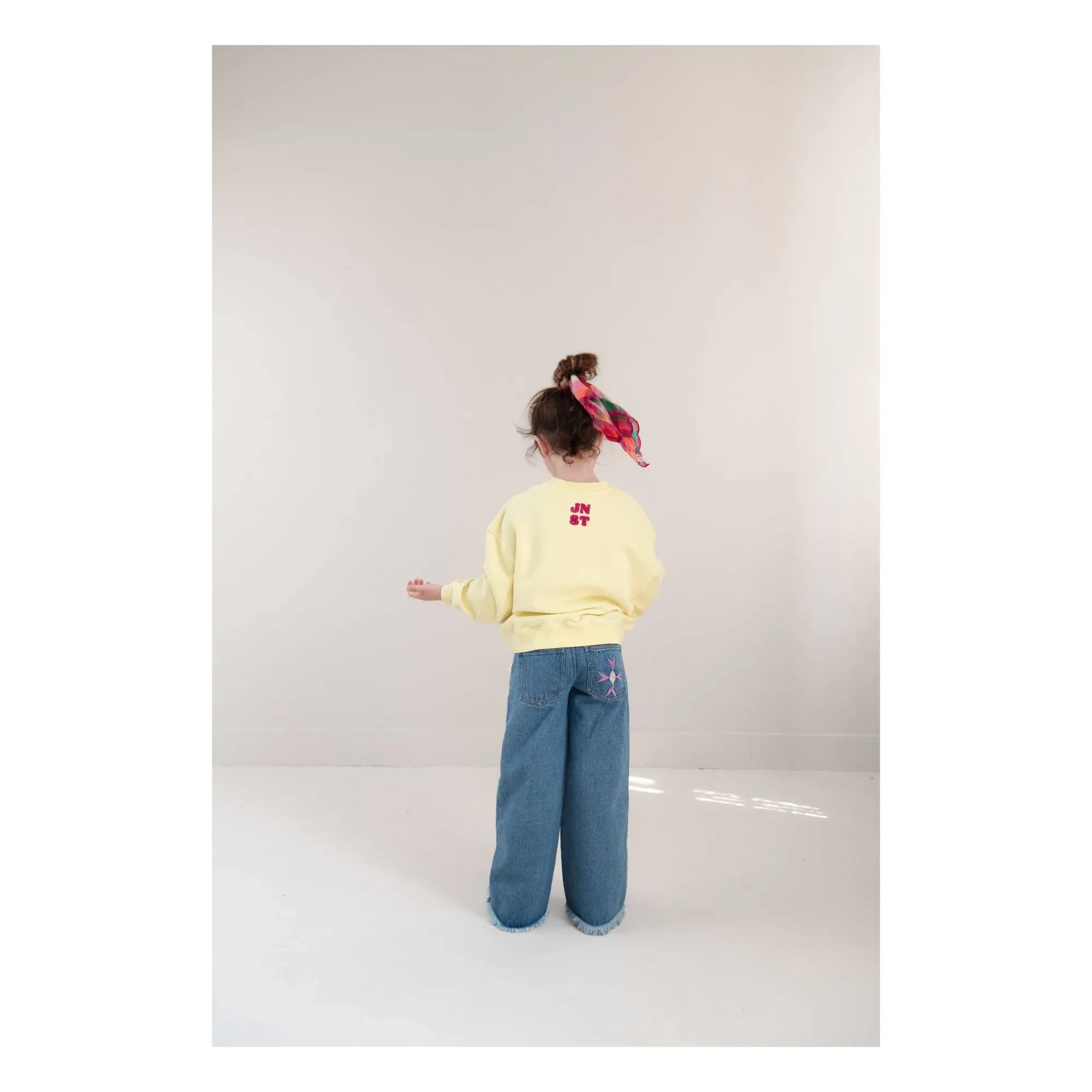 Jenest - Tammie organik pamuklu sweatshirt | Soluk sarı