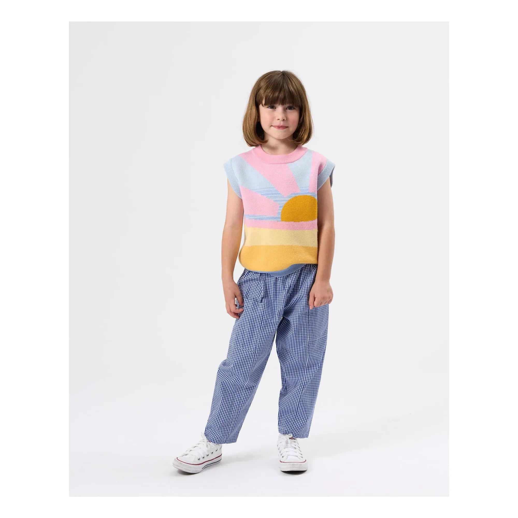 Goldie + Ace - Sunshine Sleeveless Sweater | Pink